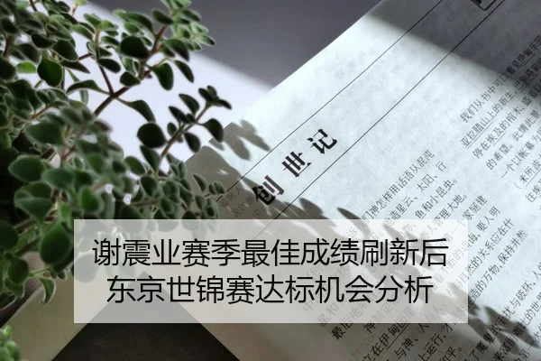 谢震业赛季最佳成绩刷新后 东京世锦赛达标机会分析